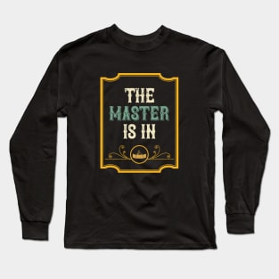 The Master Is in Vintage Tabletop RPG Long Sleeve T-Shirt